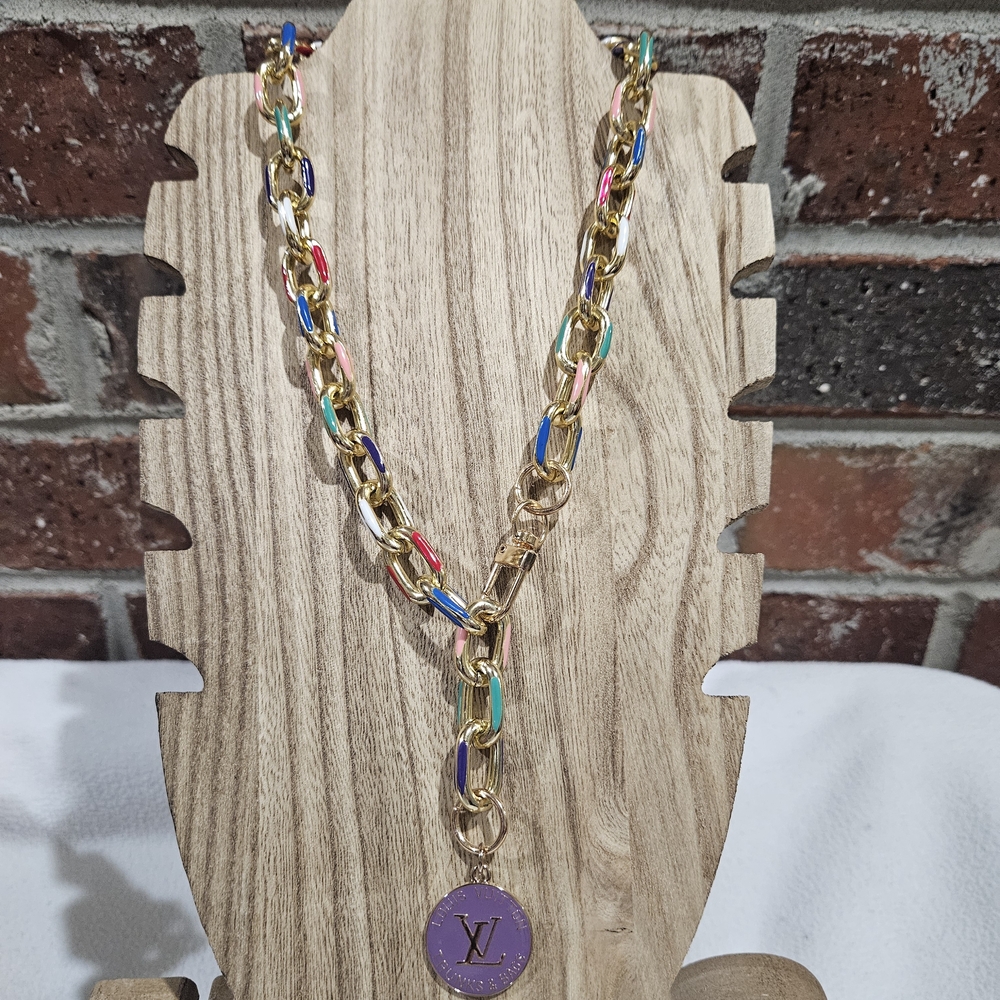 Louis Vuitton Purple Charm